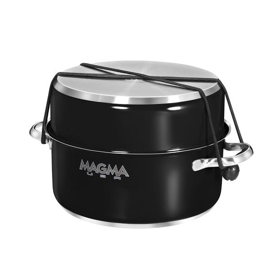 Professional Series Gourmet Nesting 10-Piece Jet Black Stainless Steel Induction Cookware Set with Ceramica&reg; Non-Stick image number 2