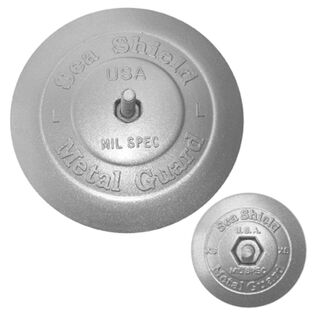 Rudder & Trim Tab Button Anode, Aluminum, Extra Small 1-7/8" O.D.