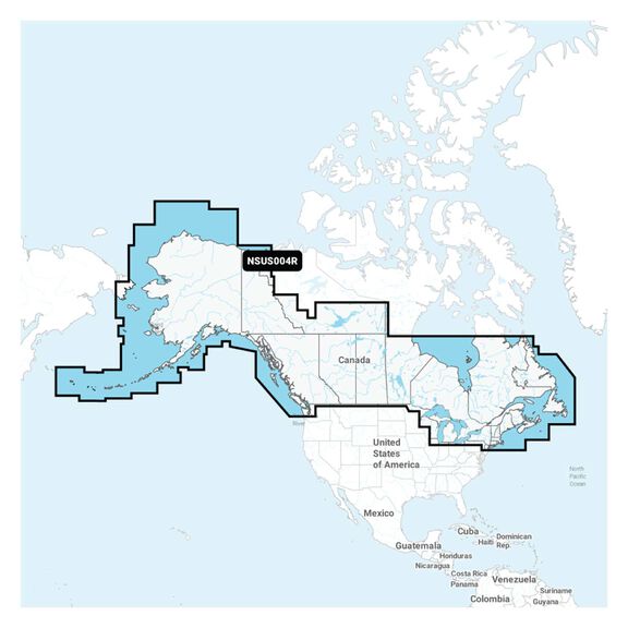 Navionics+ US004R Canada & Alaska Electronic Chart image number 0