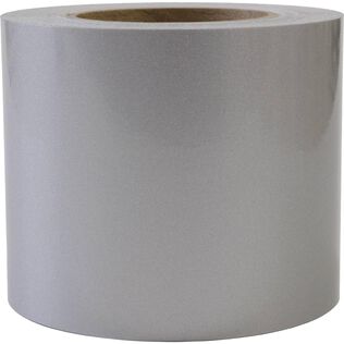 Premium 3" X 50' Single Pinstripe - Silver Metallic
