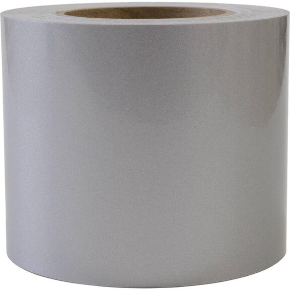 Premium 3" X 50' Single Pinstripe - Silver Metallic image number 0