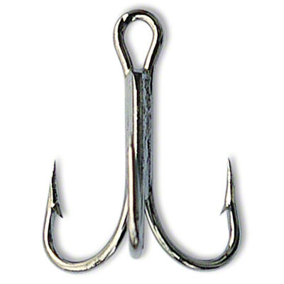 Kingfish Treble Hook, Black Nickel, 25-Packs
