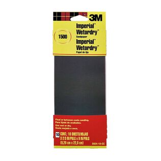 Imperial&trade; Wetordry&trade; Sandpaper, 1500 grit
