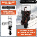 COMMODORE 1100 GPH / 12V D31-Series Vertical Livewell/Baitwell Pump &ndash; Short Housing, 360&deg; Discharge image number 4