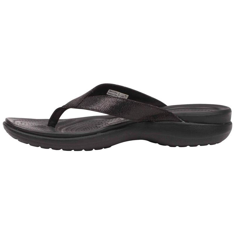 Women's Capri V Shimmer Flip-Flop Sandals image number 2