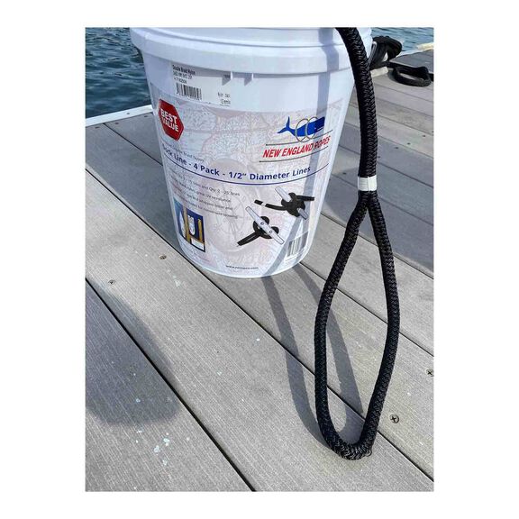 Black Dock Line 4-Pack with Bucket image number 1