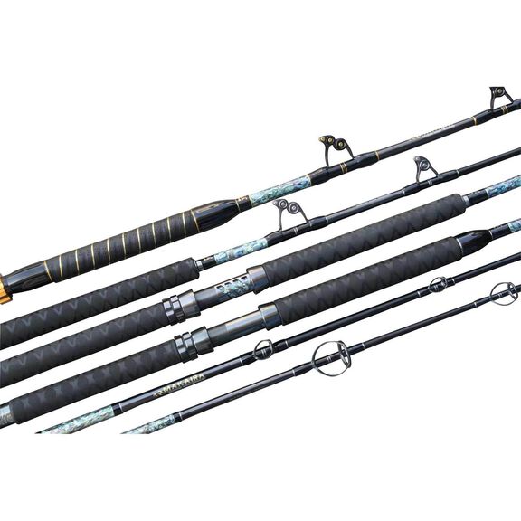9' Makaira Abalone Baitcasting Rod, Extra Heavy Power image number 1