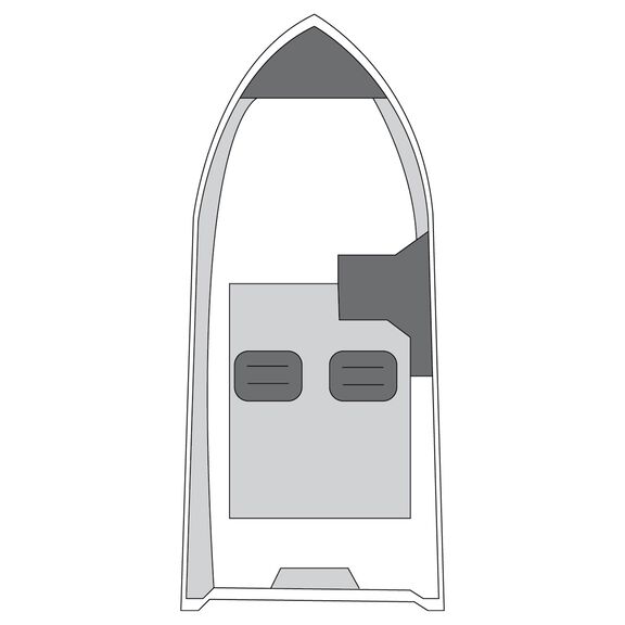 Flex-Fit&trade; PRO Boat Cover V-Hull, 14' - 16' image number 5