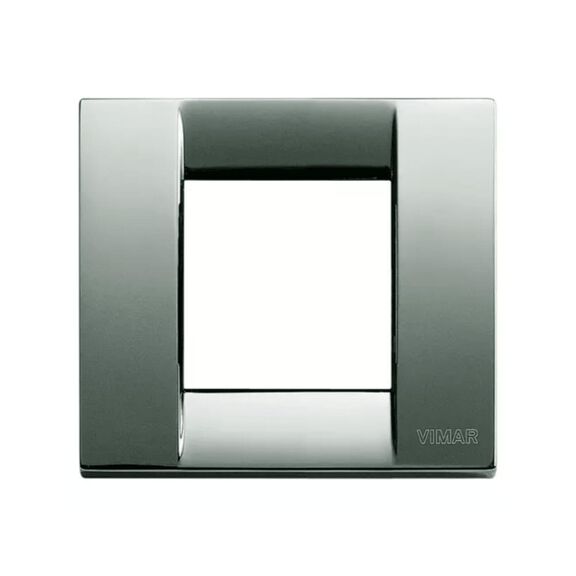 Vimar Idea Classica 17092.36 1-Module Cover Plate, Polished Chrome image number 0