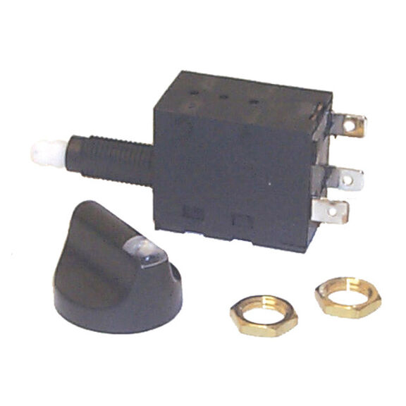 Rotary Switch Off-On(1)-On(1&2) SPDT, Battery Feeds: 1 image number 0