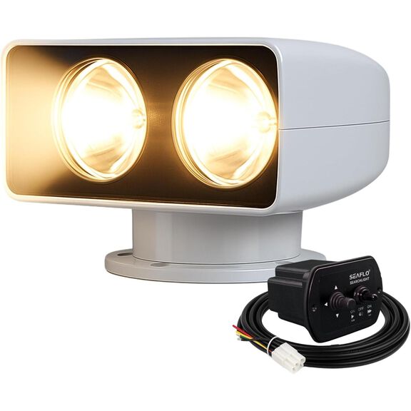 SEAFLO 03 Series 100W Remote Control Halogen Boat Searchlight, White image number 0