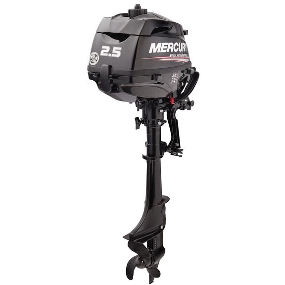 Mercury 2.5hp Tiller FourStroke Outboard Motor - 15" Shaft, Manual Tilt/Trim, Manual Start image number 2