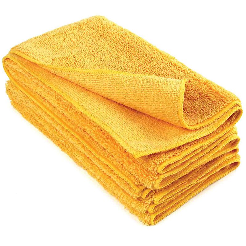 20" x 20" Microfiber Detailing Towels, Orange, 15-Pack image number 0