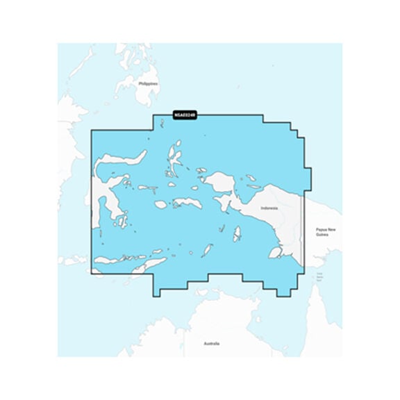 Garmin Navionics Vision+ AE024R Central West Papua and East Sulawesi, Electronic Chart image number 0