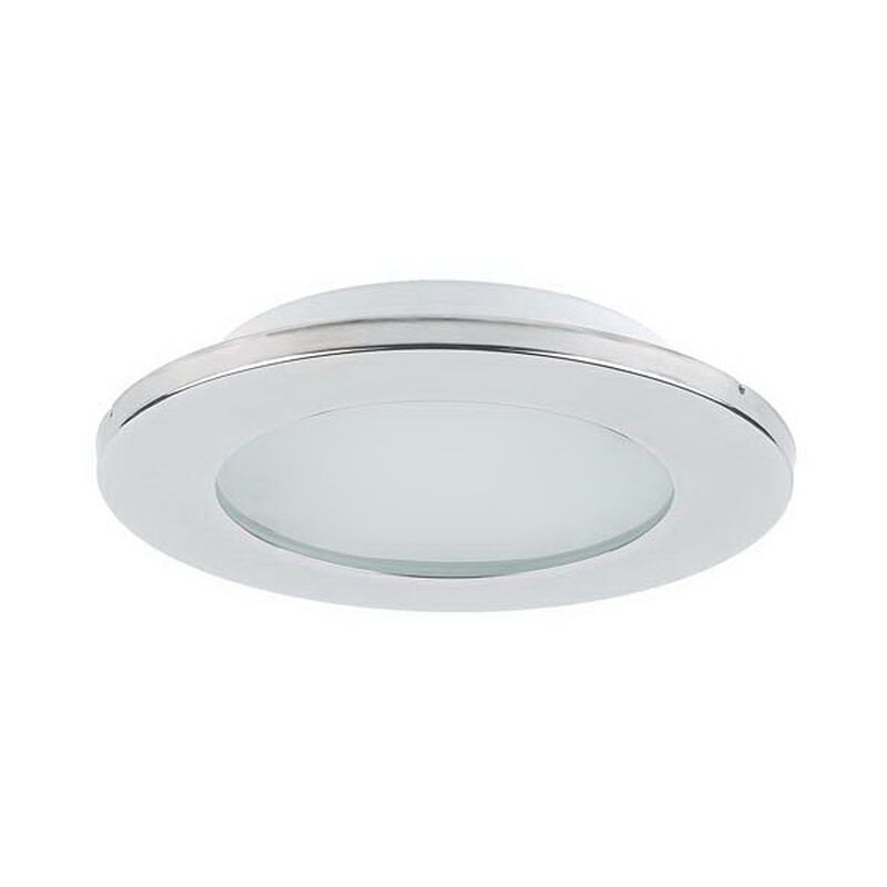 PowerLED Downlight 10 to 30V DC Stainless Steel Finish Cool White 2 x 3 Watts LED Frosted Lens IP65 image number 0