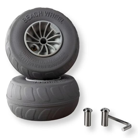 Beach Wheel Kit with Ceramic Bearings for RollR Cooler image number 0