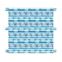 Waterproof Beach Blanket, Blue Palm Stripe image number 0