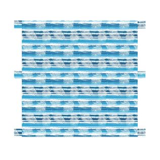 Waterproof Beach Blanket, Blue Palm Stripe