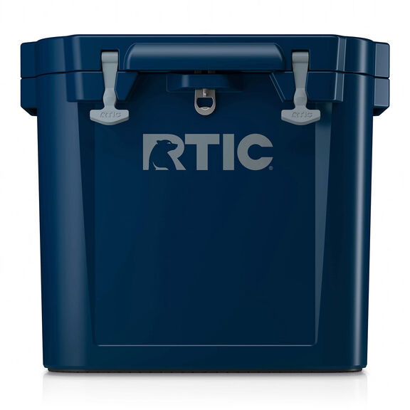 45 Quart Ultra-Tough Wheeled Hard-Sided Ice Chest Cooler, Fits 60 Cans, Navy image number 0