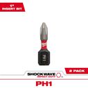 SHOCKWAVE&trade; Impact Phillips #1 Insert Bit, 250 Pack image number 0