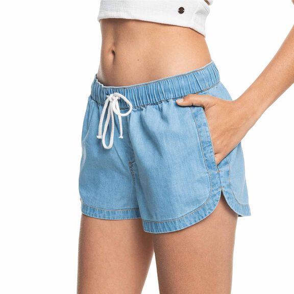Women's New Impossible Denim Shorts image number 1