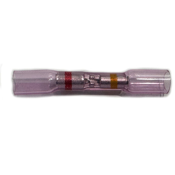 Heat Shrink  Changing Down Butt Splice Connector, AWG: 22-18  to 26-22, 10-Pack image number 0