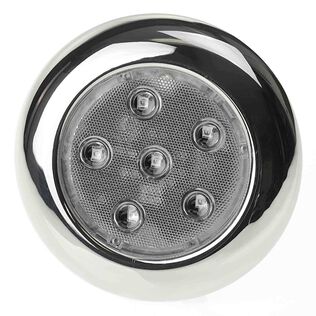 Stainless Steel Surface-Mount 4" LED Light, White