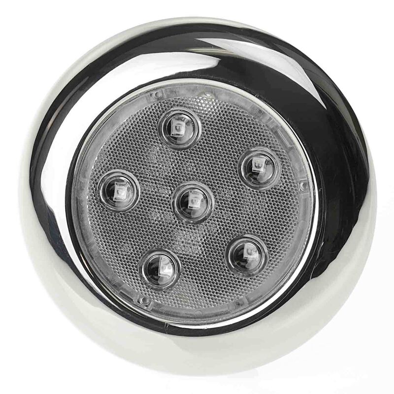 Stainless Steel Surface-Mount 4" LED Light, White image number null