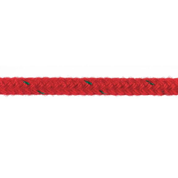 3/8" Trophy Braid, Red, Sold by the Foot image number 0