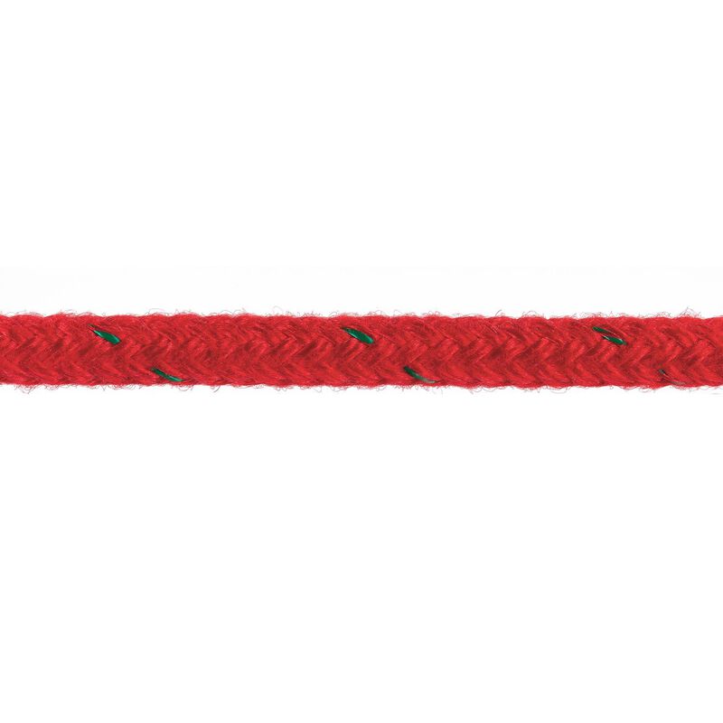 3/8" Trophy Braid, Red, Sold by the Foot image number null