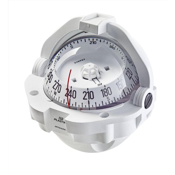 Offshore 105 Compass, White with White Conical Compass Rose image number 1