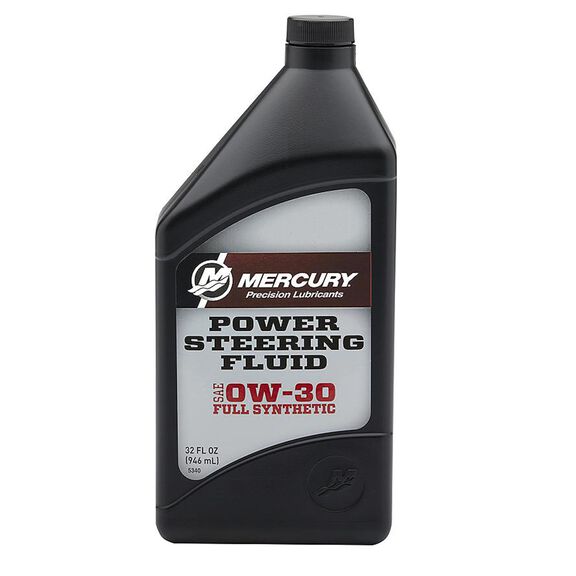 Mercury 858077K01 SAE 0W-30 Full Synthetic Power Steering Fluid, 32 oz. image number 0