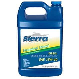 Sierra 15W-40 Conventional Diesel Engine Oil, 1 Gallon