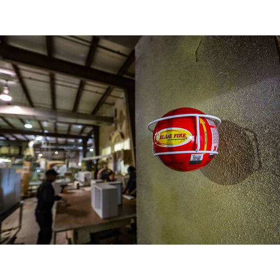 6" Elide Fire Ball Fire Extinguisher Industrial Box Package with Non-Closeable Mounting Bracket image number 4