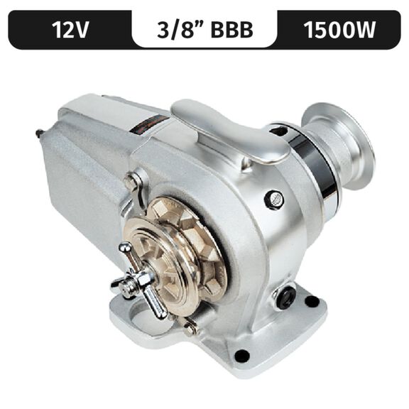Lofrans Tigres Horizontal Electric Windlass Gypsy Only, 3/8" BBB, 12/24V DC, 1500W image number 0