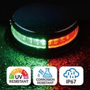 SEAFLO 02 Series Bi-Color Bow LED Navigation Light 10-30V 2NM Horizontal Mount image number 4