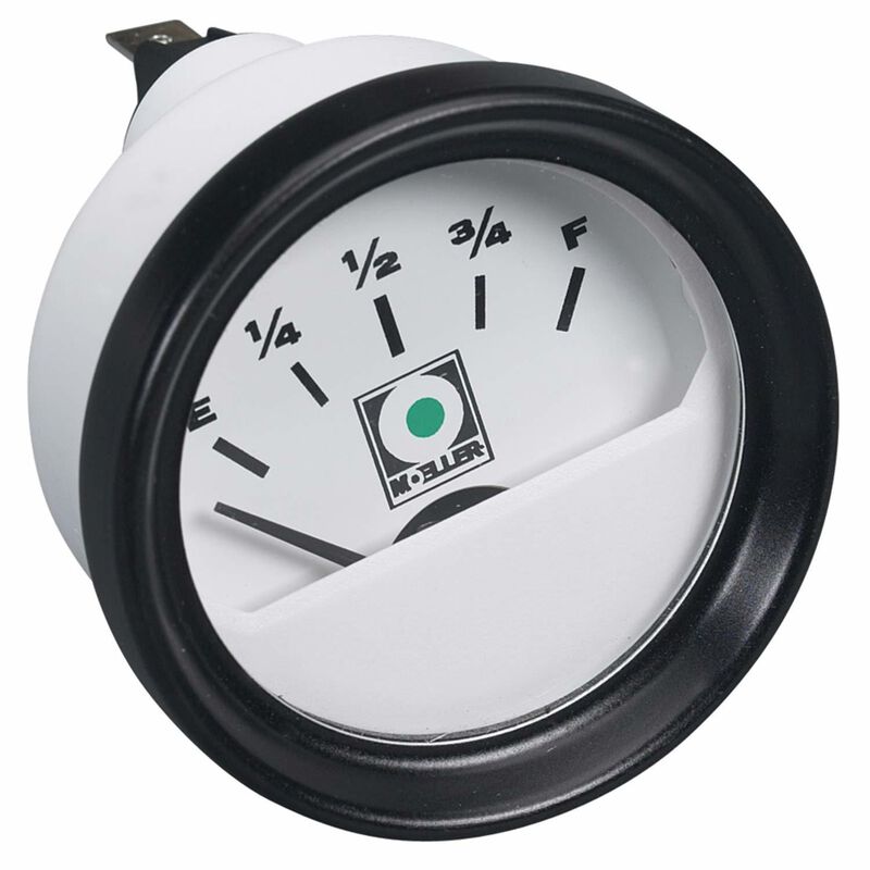 MOELLER Fuel Kit Gauge with Sender, 12V West Marine