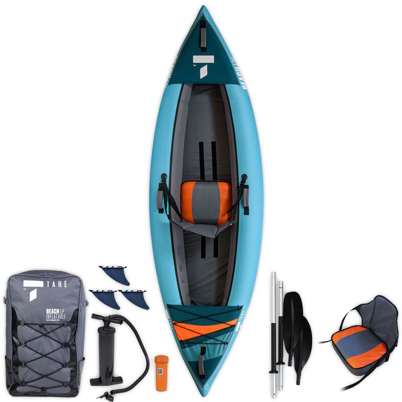 9'10" Beach LP1 1-Person Inflatable Kayak Package image number 0