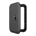SEAFLO 14.76" x 14.53" Black Locking Rectangular Deck Access Hatch image number 0