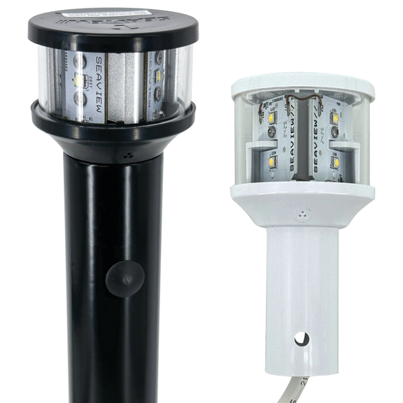 3 NM Round LED Masthead & All-Round 24V C-5 Nav Light - White image number 0