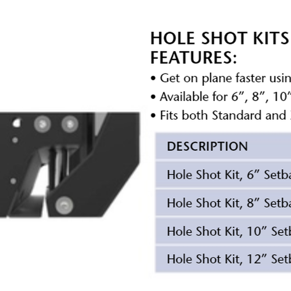 HSP5080 Hole Shot Plate Kit 8" image number 1