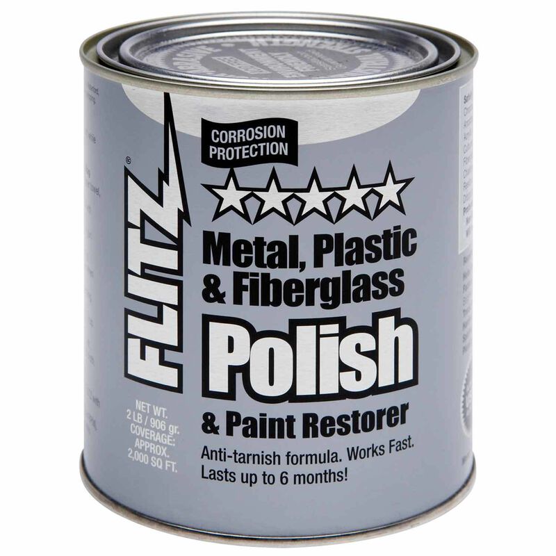 FLITZ Metal, Plastic & Fiberglass Polish Cream Paste, Quart West Marine