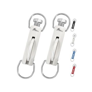 BLUEWING Zirconia Outrigger Release Clips White, 2pcs