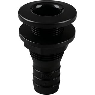 SEAFLO 1" Plastic Thru Hull Fitting White