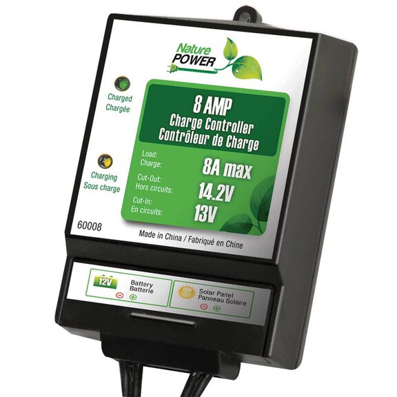 12V Solar Power Charge Controller, 130W/8A image number 0