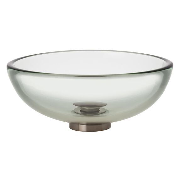 Vessel Sink Mounting Base Optional, works with Touch Drain series Brushed Nickel image number 2