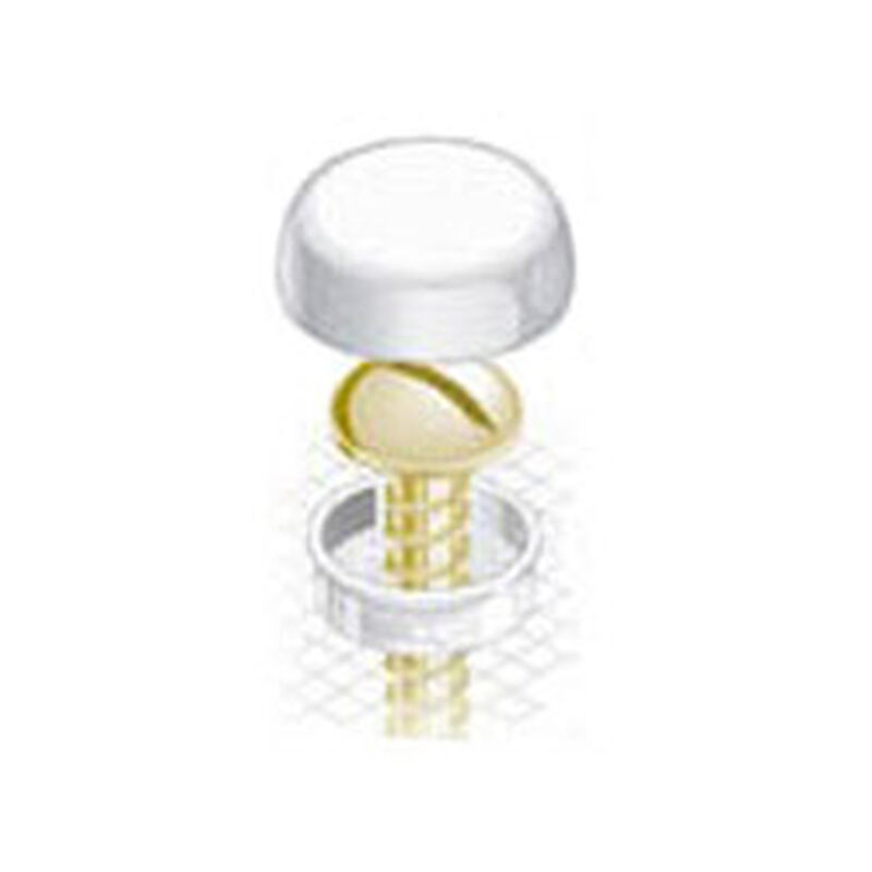 #10-12 White Snap Caps, 10-Pack image number 0
