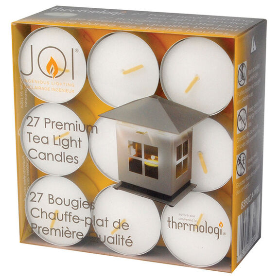 JOI Tea Light Replacement Candles, 27-Pack image number 0