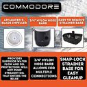 COMMODORE 1100 GPH / 12V Automatic Bilge Pump &ndash; Built-In Float Switch, 1-1/8" Outlet image number 5