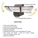 IQ America Battery Operated LED Indoor/Outdoor Motion Security Flood Light , 1200 Lumens image number 5